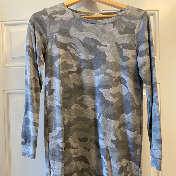 Camo dress - XS sweatshirt material dress - Picture 1 of 6